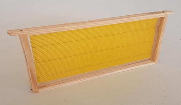 Honigraumrähmchen mit Wachs Langstroth